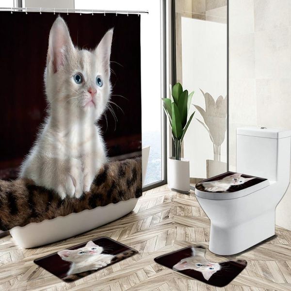 shower curtains cute cat pet animal bathroom sets child room non-slip carpet toilet cover bath floor mat washable home decor
shower curtains cute cat pet animal bathroom sets child room non-slip carpet toilet cover bath floor mat washable home decor