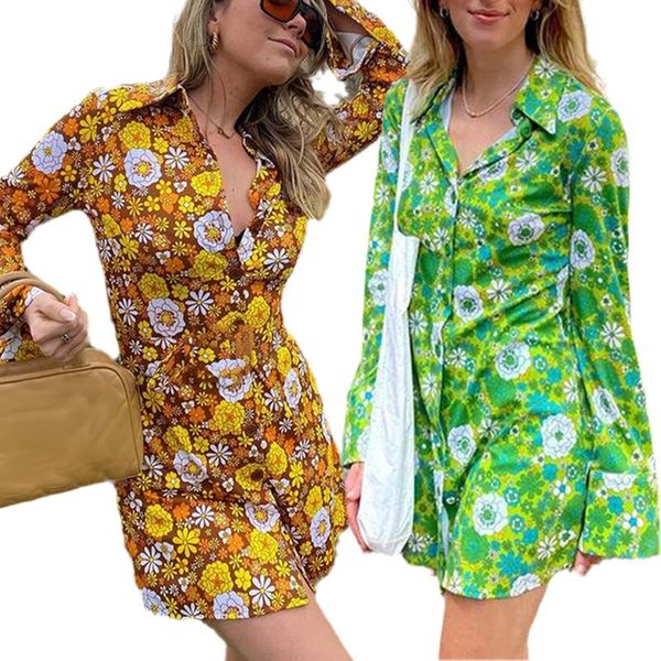 casual dresses female shirt dress, summer flower print turn-down collar long sleeve for ladies, holiday autumn shirtdress, Black;gray
casual dresses female shirt dress, summer flower print turn-down collar long sleeve for ladies, holiday autumn shirtdress, Black;gray