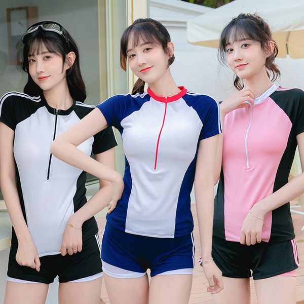 covering 2021 new swimming pool bathing better spring meat and showing thin training sports swimsuit for women, White;black
covering 2021 new swimming pool bathing better spring meat and showing thin training sports swimsuit for women, White;black