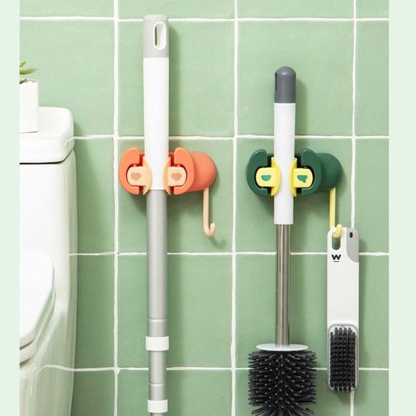 hooks & rails storage rack kitchen tool accessory wall mounted cartoon mop holder broom gripper umbrella hanger hook organizer
hooks & rails storage rack kitchen tool accessory wall mounted cartoon mop holder broom gripper umbrella hanger hook organizer