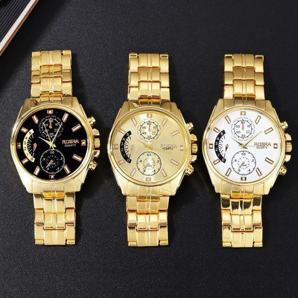 wristwatches 2021 golden steel quartz watches for men fashion business wristwatch analog male casual military clock relogio masculino, Slivery;brown
wristwatches 2021 golden steel quartz watches for men fashion business wristwatch analog male casual military clock relogio masculino, Slivery;brown