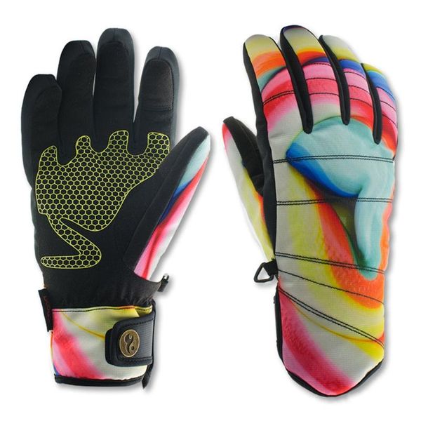 cycling gloves women skiing stylish printing waterproof windproof non-slip flexible snow skating winter warm, Black
cycling gloves women skiing stylish printing waterproof windproof non-slip flexible snow skating winter warm, Black
