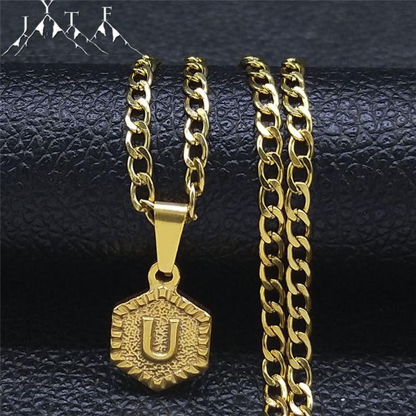 chains stainless steel layer necklaces women gold color initials u chain fashion jewelry acier inoxydable bijoux xh138s03, Silver
chains stainless steel layer necklaces women gold color initials u chain fashion jewelry acier inoxydable bijoux xh138s03, Silver