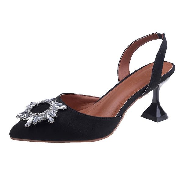 sandals solid black pointed toe women shoes woman summer metal buckle high heels fashion slip on ladies female pumps
sandals solid black pointed toe women shoes woman summer metal buckle high heels fashion slip on ladies female pumps