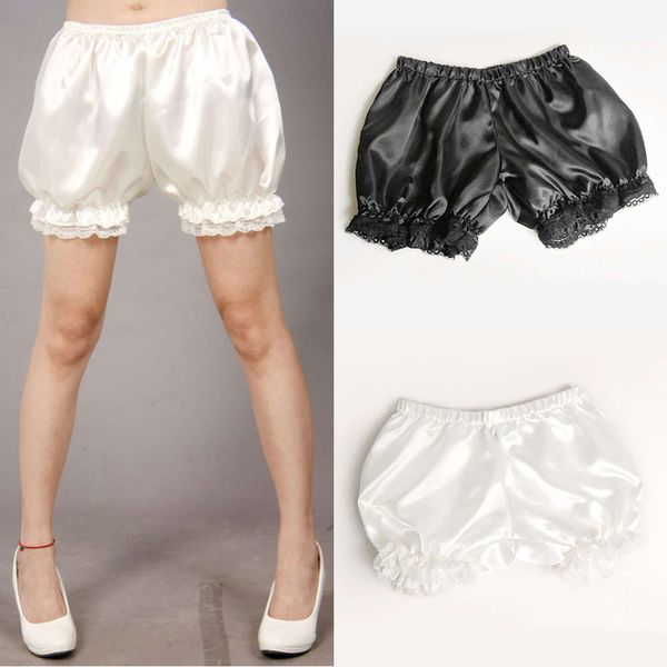 anti exposure lolita cosplay lace women bubble bloomer under shorts elastic lantern black white wholale#25, White;black
anti exposure lolita cosplay lace women bubble bloomer under shorts elastic lantern black white wholale#25, White;black