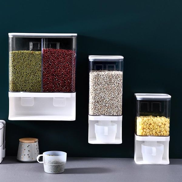 storage bottles & jars 1/1.5/3l wall mounted divided rice cereal dispenser kitchen dry container k9fa
storage bottles & jars 1/1.5/3l wall mounted divided rice cereal dispenser kitchen dry container k9fa