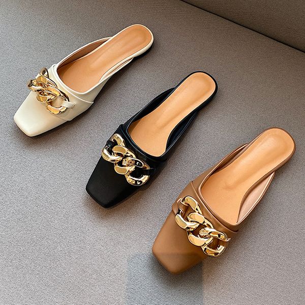 new women slippers fashion flats slides mules sandals shoes female casual chain flat heel slippers dress slip on flip flops, Black
new women slippers fashion flats slides mules sandals shoes female casual chain flat heel slippers dress slip on flip flops, Black