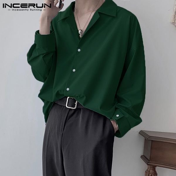 men's casual shirts men shirt turn down collar long sleeve solid color korean fashion clothing button streetwear 2021 camisas 5xl incer, White;black
men's casual shirts men shirt turn down collar long sleeve solid color korean fashion clothing button streetwear 2021 camisas 5xl incer, White;black