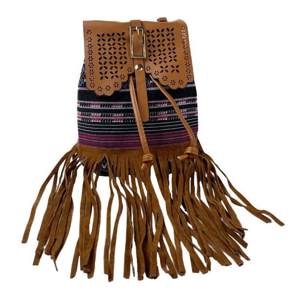 outdoor bags ethnic style braided tassel bucket shoulder bohemian one-shoulder crossbody bag
outdoor bags ethnic style braided tassel bucket shoulder bohemian one-shoulder crossbody bag