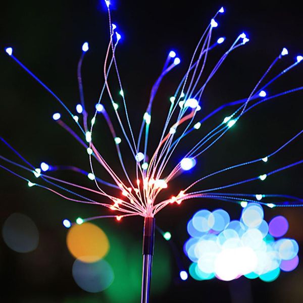 2pcs solar firework lawn lamp powered colorful led multifunctional decorative ground plug stake with flexible copper lamps
2pcs solar firework lawn lamp powered colorful led multifunctional decorative ground plug stake with flexible copper lamps