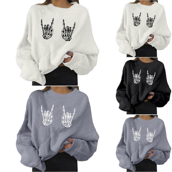 women's hoodies & sweatshirts womens hand print long sleeve warm casual loose halloween pullover blouse sweatshirt oversized crewneck, Black
women's hoodies & sweatshirts womens hand print long sleeve warm casual loose halloween pullover blouse sweatshirt oversized crewneck, Black