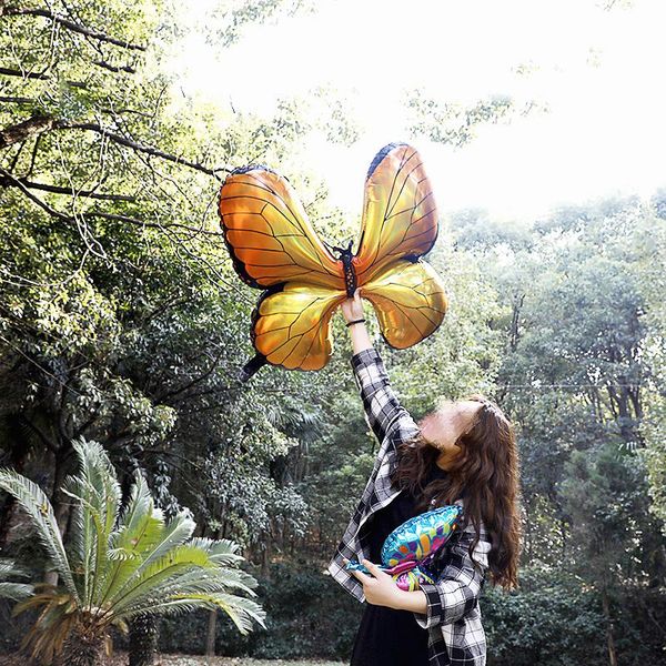 1pc gold butterfly animal foil balloons jungle birthday party decorations kids wedding decoration toys baby shower globos
1pc gold butterfly animal foil balloons jungle birthday party decorations kids wedding decoration toys baby shower globos