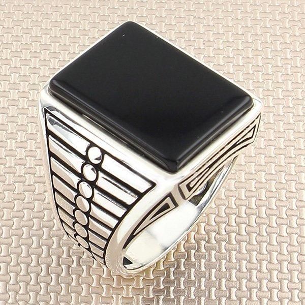 cluster rings rectangle black onyx gemstone ring art silver men made in turkey solid 925 sterling, Golden;silver
cluster rings rectangle black onyx gemstone ring art silver men made in turkey solid 925 sterling, Golden;silver