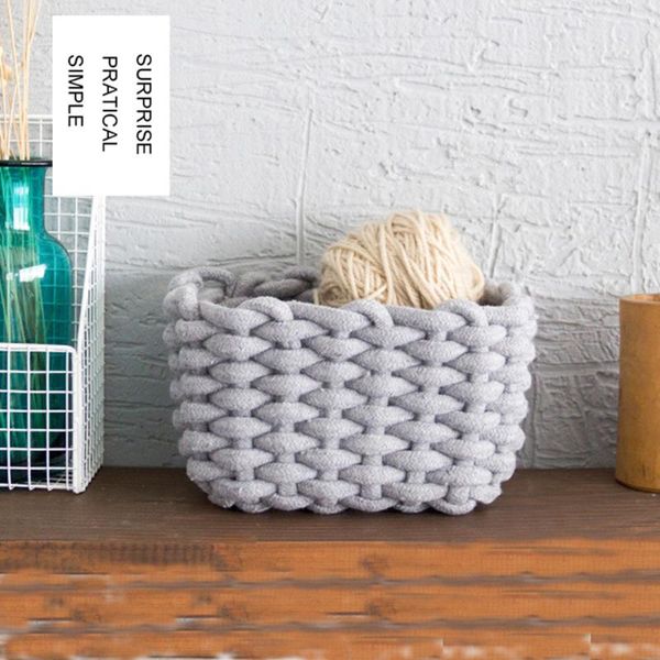storage baskets handmade thick cotton rope nordic sundries cosmetic organizer deskdebris baby toys office stationery basket
storage baskets handmade thick cotton rope nordic sundries cosmetic organizer deskdebris baby toys office stationery basket