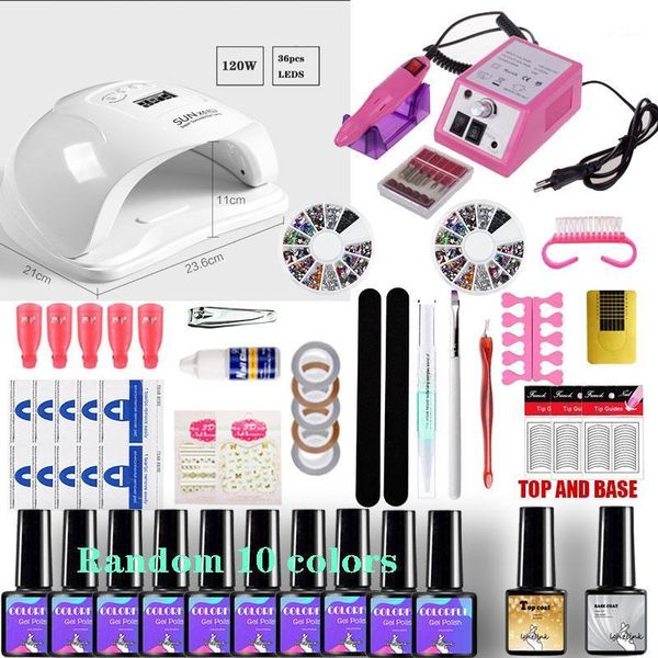 120w/80w uv lamp nail set for manicure kit 10&20 color gel varnish drill machine file tool extension art kits1
120w/80w uv lamp nail set for manicure kit 10&20 color gel varnish drill machine file tool extension art kits1