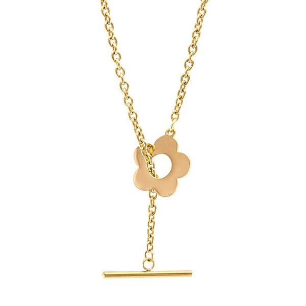 chokers women flower choker necklace plum blossom t buckle cable chain toggle lock collar stainless steel jewelry party charm, Golden;silver
chokers women flower choker necklace plum blossom t buckle cable chain toggle lock collar stainless steel jewelry party charm, Golden;silver