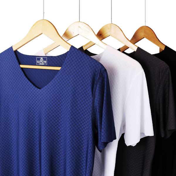 ice silk seamls short t-shirt men's v-neck summer thin stretch slim mh quick drying sports half sleeve t-shirt, White;black
ice silk seamls short t-shirt men's v-neck summer thin stretch slim mh quick drying sports half sleeve t-shirt, White;black