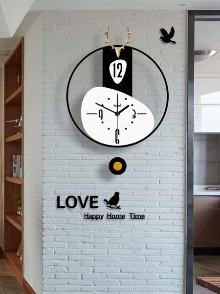 wall clocks deer pendulum hanging clock modern design nordic kids bedroom horloge living room decoration bi50wc
wall clocks deer pendulum hanging clock modern design nordic kids bedroom horloge living room decoration bi50wc