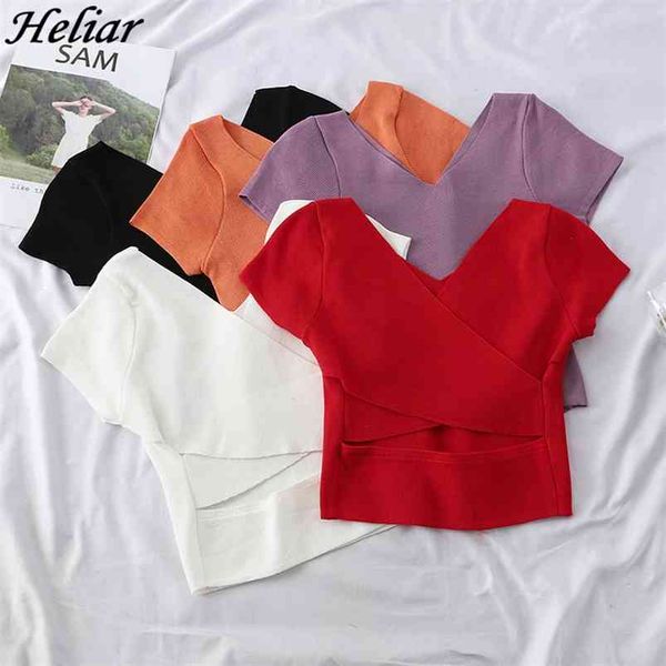 women knitting t-shirts crop female backless ladies cotton tees solid short sleeve t-shirt summer 210623, White
women knitting t-shirts crop female backless ladies cotton tees solid short sleeve t-shirt summer 210623, White