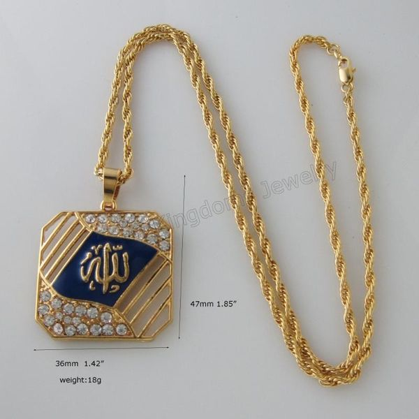 pendant necklaces /min order is 10$ can mix /- yellow gold-color 24" or 18" black leather necklace & muslim dark blue enamel cz/, Silver
pendant necklaces /min order is 10$ can mix /- yellow gold-color 24" or 18" black leather necklace & muslim dark blue enamel cz/, Silver