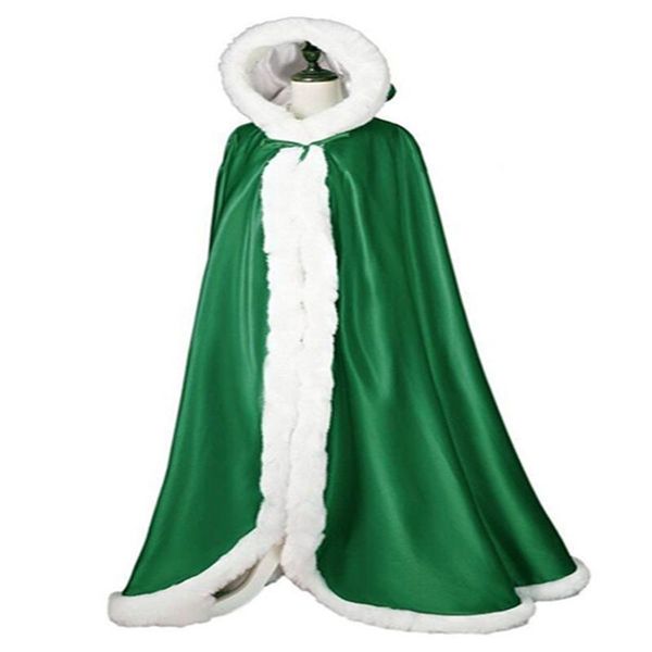 wraps & jackets faux fur winter warm wedding bridal cloak hooded thicken thermal evening lady cape party shawl coat, White
wraps & jackets faux fur winter warm wedding bridal cloak hooded thicken thermal evening lady cape party shawl coat, White