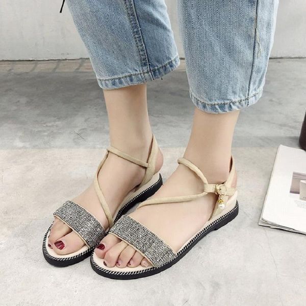 sandals women's casual pu flat buckle fairy wind 2021 summer word with super fire shoes korean students wild, Black
sandals women's casual pu flat buckle fairy wind 2021 summer word with super fire shoes korean students wild, Black
