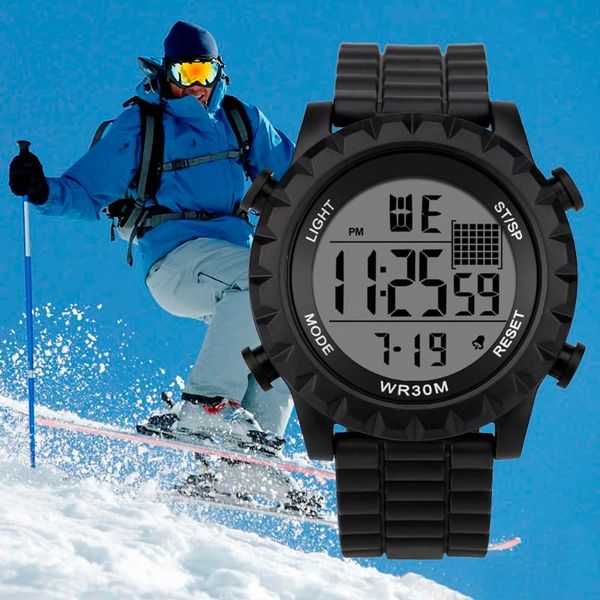 wristwatches casual sports men's watches fashion black 50m waterproof man digital military quartz wrist watch erkek kol saati, Slivery;brown
wristwatches casual sports men's watches fashion black 50m waterproof man digital military quartz wrist watch erkek kol saati, Slivery;brown