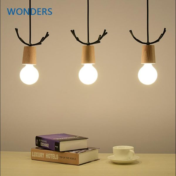 wood deer pendant lights modern northern american art decor wrought black white oak lamp bar kids dining living room lamps
wood deer pendant lights modern northern american art decor wrought black white oak lamp bar kids dining living room lamps