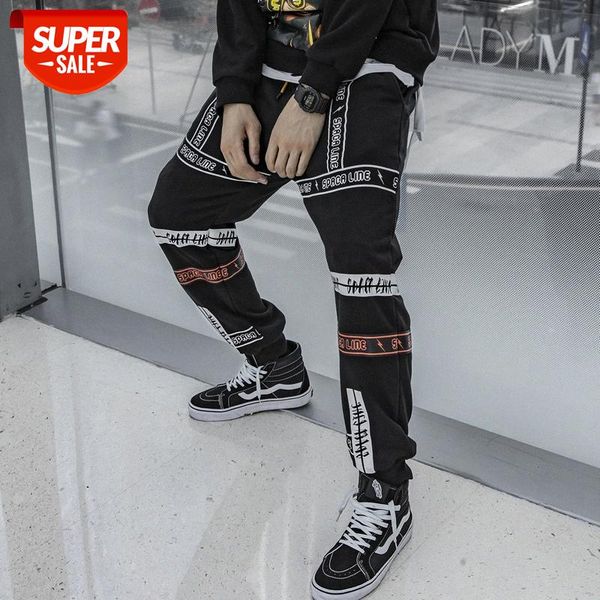 nine-point straight-leg casual pants men's street hiphop dance personality ribbon printing trousers #b72t, Black
nine-point straight-leg casual pants men's street hiphop dance personality ribbon printing trousers #b72t, Black