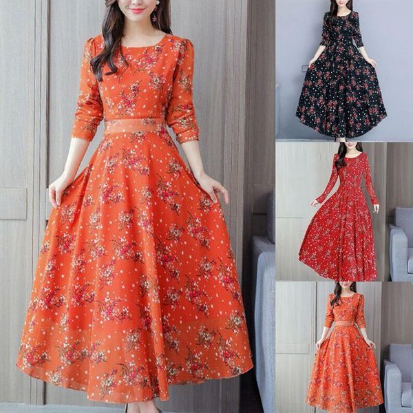 casual dresses vintage bohemian women belted half-sleeved floral print beach dress long sleeve vestidos de mujer autumn, Black;gray
casual dresses vintage bohemian women belted half-sleeved floral print beach dress long sleeve vestidos de mujer autumn, Black;gray