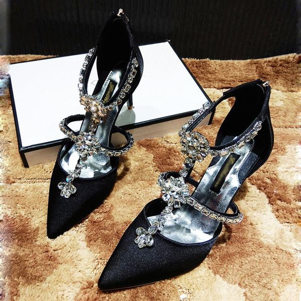 dress shoes crystal pumps women wedding 8cm black high heels stiletto satin fashion bridal pump t-strap ladies spring party
dress shoes crystal pumps women wedding 8cm black high heels stiletto satin fashion bridal pump t-strap ladies spring party
