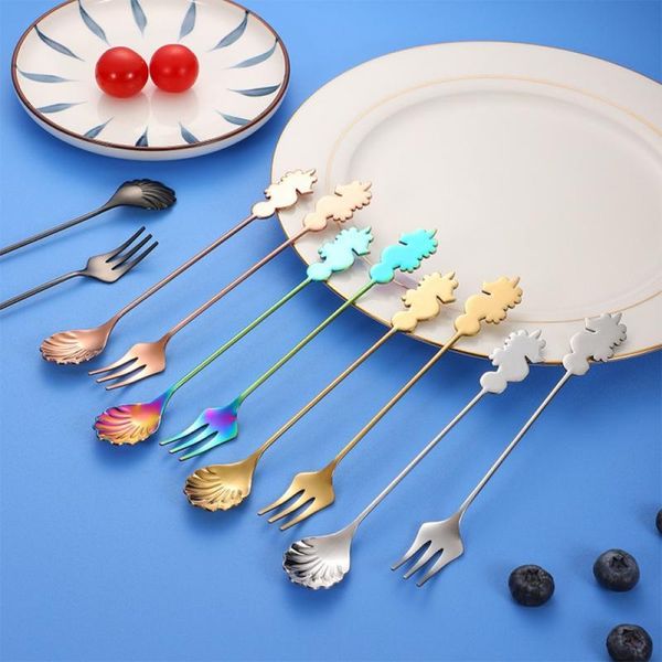 forks creative cute seahorse stirring fruit fork stainless steel dessert shell mixing spoon teaspoon kitchen tableware
forks creative cute seahorse stirring fruit fork stainless steel dessert shell mixing spoon teaspoon kitchen tableware