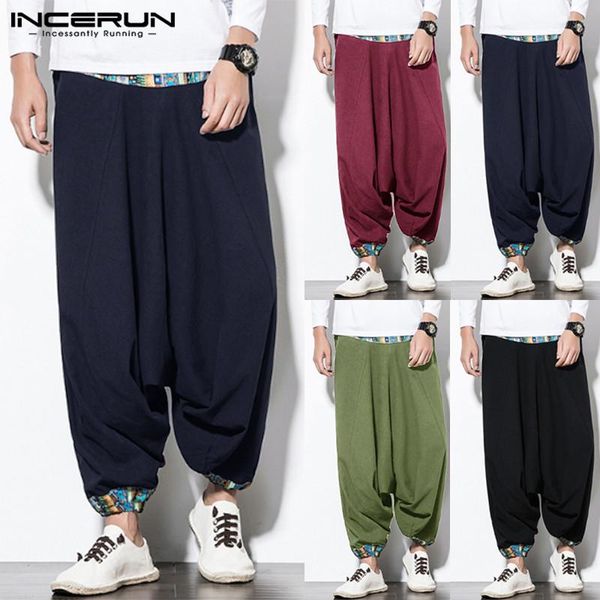 men's pants 2021 men harem drop crotch joggers streetwear chinese style retro baggy trousers patchwork hip-hop s-5xl incerun, Black
men's pants 2021 men harem drop crotch joggers streetwear chinese style retro baggy trousers patchwork hip-hop s-5xl incerun, Black