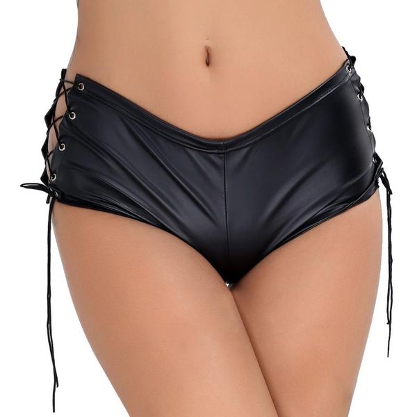 women's panties womens low waist patent leather shorts slim solid black summer clubwear fashion sides bandage pole dance, Black;pink
women's panties womens low waist patent leather shorts slim solid black summer clubwear fashion sides bandage pole dance, Black;pink