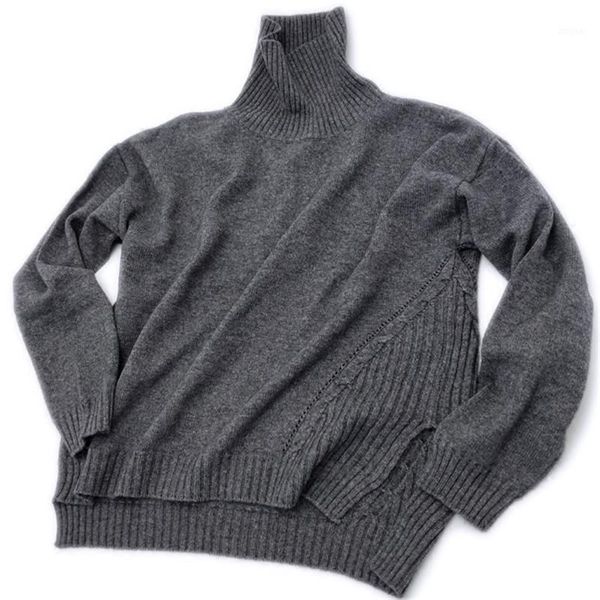women's sweaters cashmere wool blend twisted knit women fashion wide loose pullover sweater open hem turtle neck irregular long l-xl, White;black
women's sweaters cashmere wool blend twisted knit women fashion wide loose pullover sweater open hem turtle neck irregular long l-xl, White;black