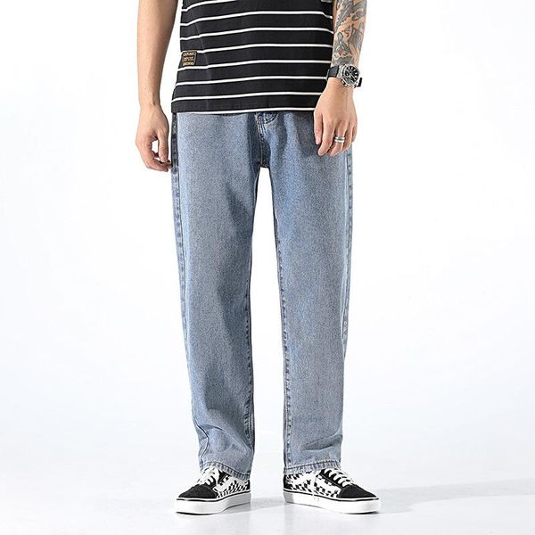 men's jeans 2021 fashion loose trend straight street hip hop pants casual versatile, Blue
men's jeans 2021 fashion loose trend straight street hip hop pants casual versatile, Blue