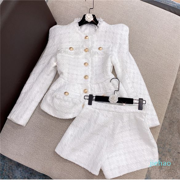 fashion personality original design women's jacket two-piece bright silk tweed coat fringe yarn with shorts, Black;brown
fashion personality original design women's jacket two-piece bright silk tweed coat fringe yarn with shorts, Black;brown