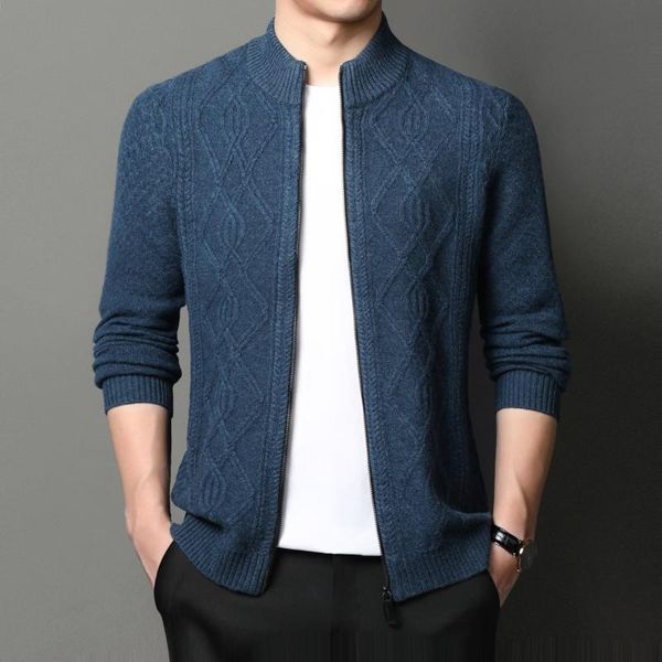 men's sweaters 2021 100% wool coat autumn & winter zipper sweater cardigan male long sleeve knitwear up cashmere jacket, White;black
men's sweaters 2021 100% wool coat autumn & winter zipper sweater cardigan male long sleeve knitwear up cashmere jacket, White;black