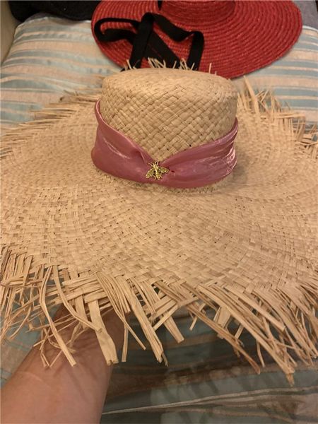 wide brim hats 202107-hexin summer handmade raffia grass rose ribbon bee big beach sunshade holiday lady sun cap women leisure hat, Blue;gray
wide brim hats 202107-hexin summer handmade raffia grass rose ribbon bee big beach sunshade holiday lady sun cap women leisure hat, Blue;gray