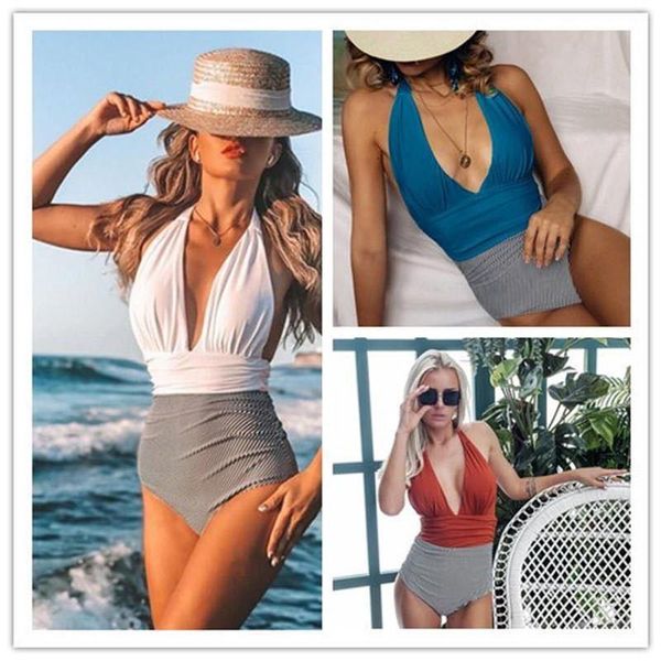 v-neck cut out one piece swimsuit monokini halter push up swimwear high waisted bathing suit women swimming bodysuit one-piece suits
v-neck cut out one piece swimsuit monokini halter push up swimwear high waisted bathing suit women swimming bodysuit one-piece suits