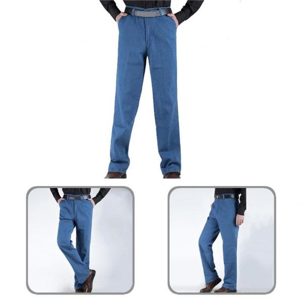 men's jeans wear resistant classic high waist stretch old-fashioned for the elderly, Blue
men's jeans wear resistant classic high waist stretch old-fashioned for the elderly, Blue