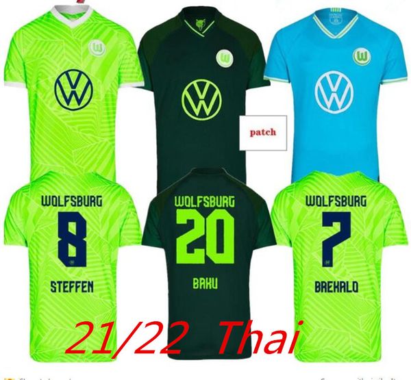 21/22 vfl wolfsburg soccer jersey 2021 home ginczek steffen shirts away roussillon mehmedi mbabu brooks arnold weghorst football uniform, Black;yellow
21/22 vfl wolfsburg soccer jersey 2021 home ginczek steffen shirts away roussillon mehmedi mbabu brooks arnold weghorst football uniform, Black;yellow
