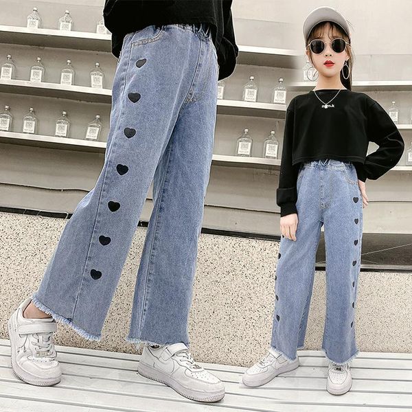 jeans baby girl love heart-shaped wide leg kids girls denim pants children outwear long trousers clothing fall spring, Blue
jeans baby girl love heart-shaped wide leg kids girls denim pants children outwear long trousers clothing fall spring, Blue