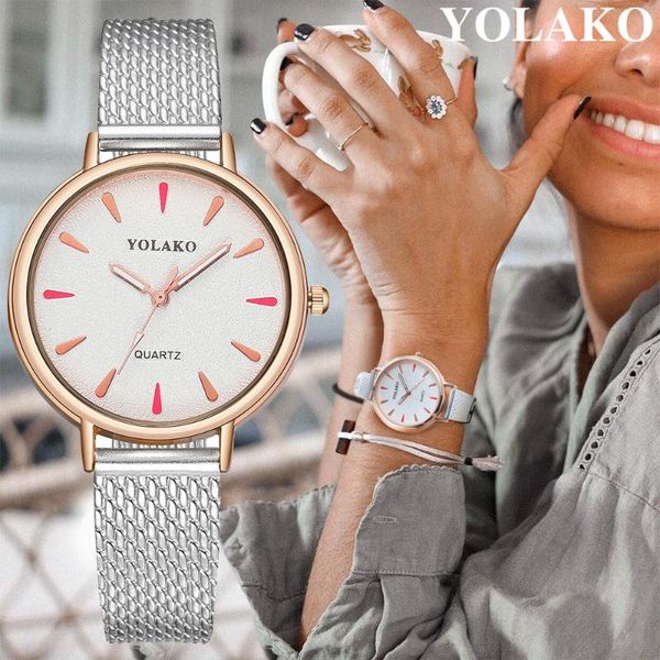 est design watches women clock quartz wristwatches female silicone mesh ladies watch ultra relgio feminino band, Slivery;brown
est design watches women clock quartz wristwatches female silicone mesh ladies watch ultra relgio feminino band, Slivery;brown