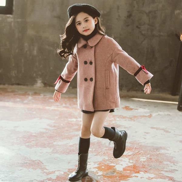 long sleeve jacket winter spring coat outerwear children clothes school kids costume teenage girl clothing woolen cloth high, Blue;gray
long sleeve jacket winter spring coat outerwear children clothes school kids costume teenage girl clothing woolen cloth high, Blue;gray