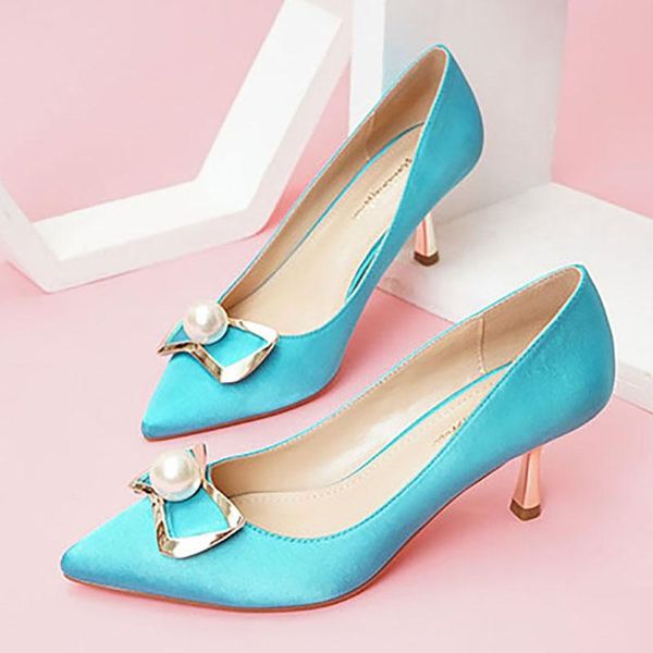 dress shoes pumps women high heels 6cm pearl stiletto blue metal fashion ladies office casual footwear, Black
dress shoes pumps women high heels 6cm pearl stiletto blue metal fashion ladies office casual footwear, Black
