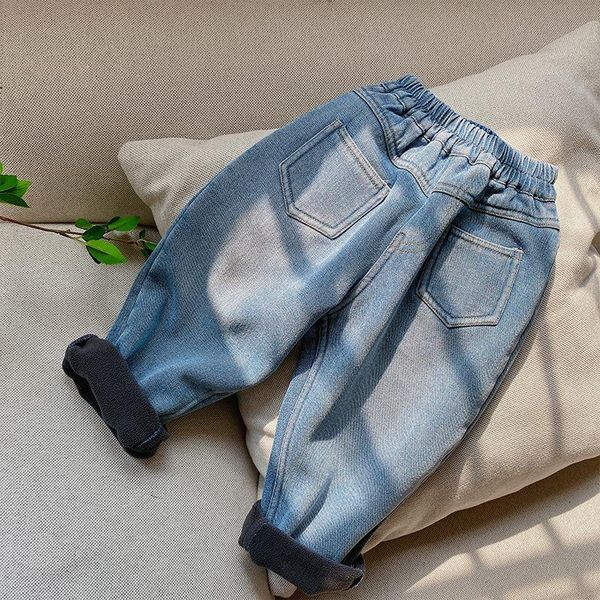 winter kids thicken warm jeans korean casual loose plus velvet denim pants for boys girls toddlers pocket trousers, Blue
winter kids thicken warm jeans korean casual loose plus velvet denim pants for boys girls toddlers pocket trousers, Blue