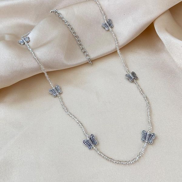 pendant necklaces white beads necklace black butterfly stacking elegant party travel jewelry gift for friends women girls, Silver
pendant necklaces white beads necklace black butterfly stacking elegant party travel jewelry gift for friends women girls, Silver