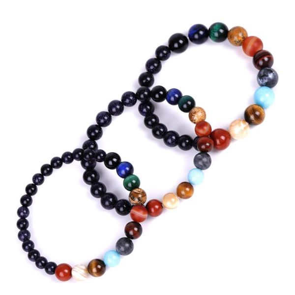 beaded, strands lovers eight planets blue sandstone bracelet universe yoga chakra galaxy solar system beads bracelets for men women jewelry, Black
beaded, strands lovers eight planets blue sandstone bracelet universe yoga chakra galaxy solar system beads bracelets for men women jewelry, Black