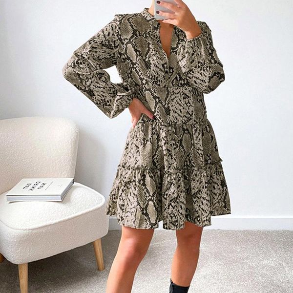 casual dresses women's chiffon dress female vintage leopard print elegant dres long sleeve bow midi spring autumn flare vestidos, Black;gray
casual dresses women's chiffon dress female vintage leopard print elegant dres long sleeve bow midi spring autumn flare vestidos, Black;gray